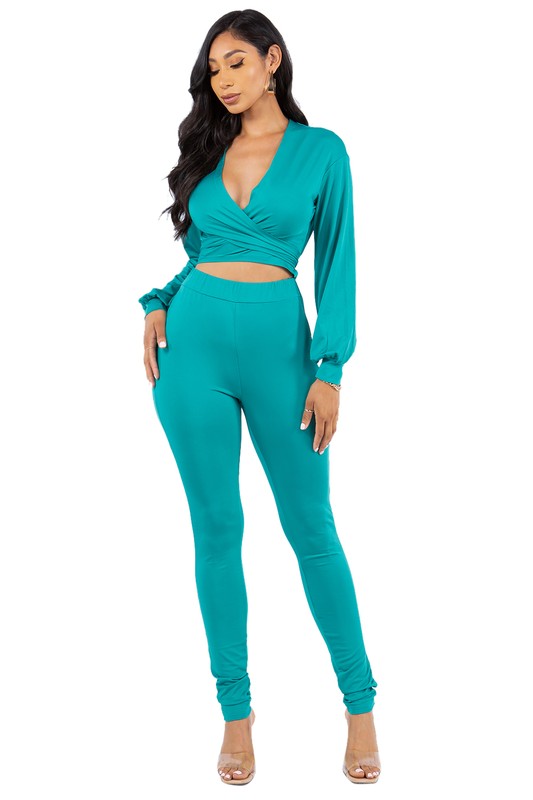 SEXY TWO PIECE PANT SET